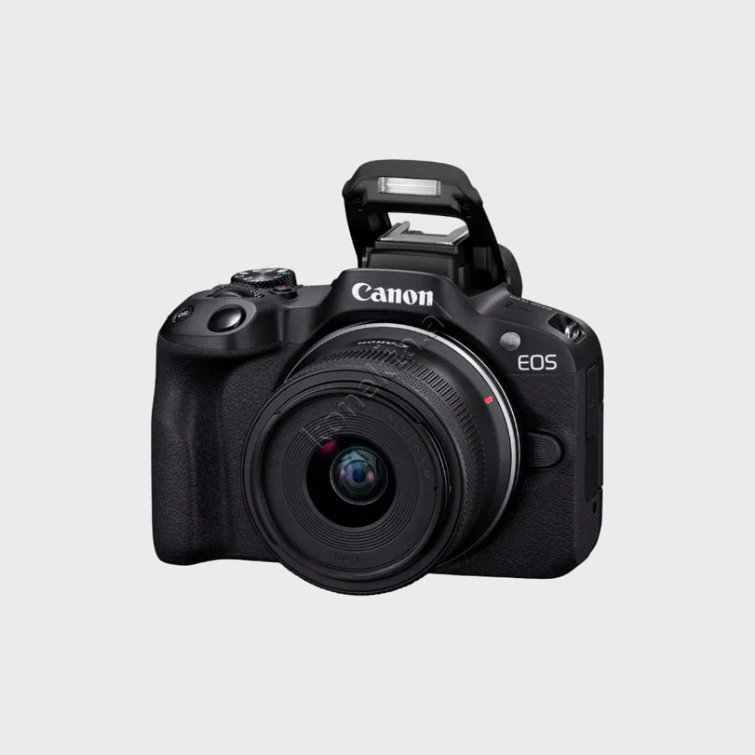 Kamera Digjitale Profesionale Canon R50 Me Lente 18-45mm – Connecta.al