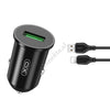 Adaptor Karikimi XO Per Makine 18W Me 1 Porte Dhe Kabell Lightning / Micro & Type-C