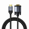 Kabell Hdmi-Vga (Jo Anasjelltas Vga-Hdmi) Baseus 2m Me Thurrje Super Rezistente Dhe Kontakte Aliazhi Te Aluminit