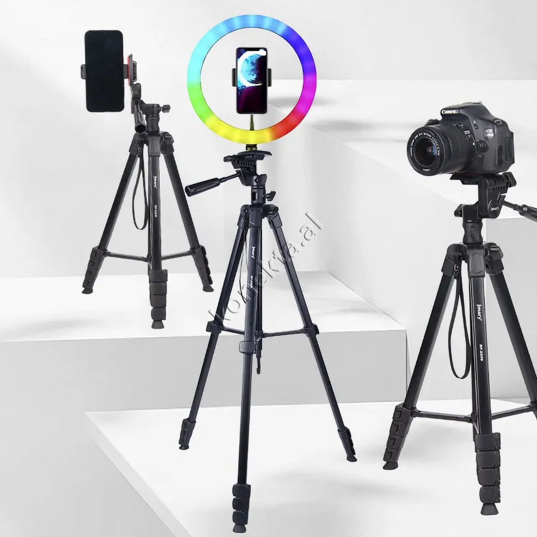 Trekëmbesh (Tripod) i Çmontueshëm si Monopod me Gjatësi dhe Kënd Të Gradueshëm për Kamera, Telefon, Tablet ,GoPro, SLR,  Etj.