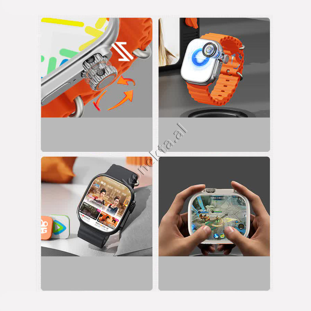 Ore Inteligjente Me Karte SIM 4G & Kamera Ultra