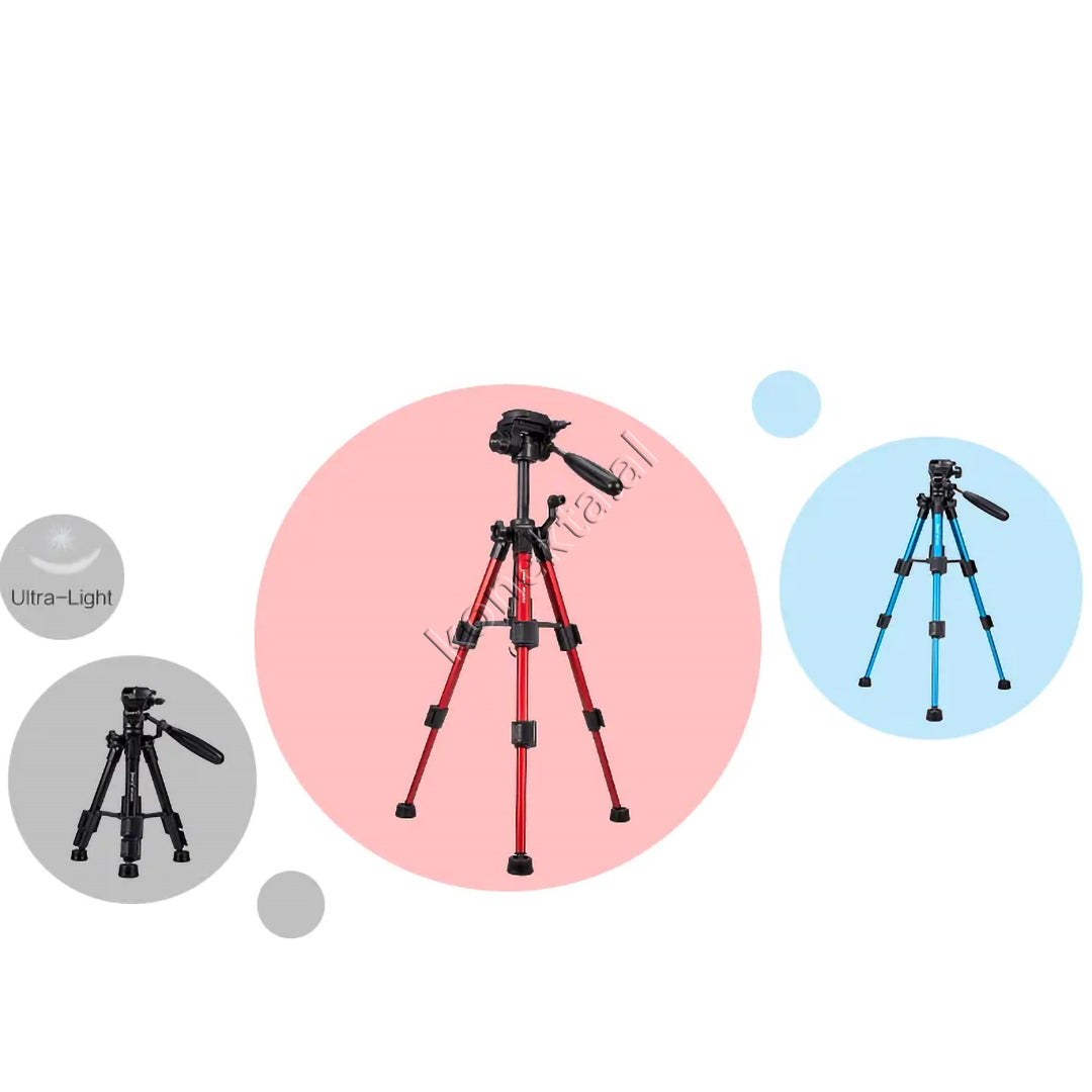 Mini Trekëmbesh (Tripod) Jmary Me Gjatësi Të Rregullueshme Për Kamera, Gopro, SLR,  Etj.