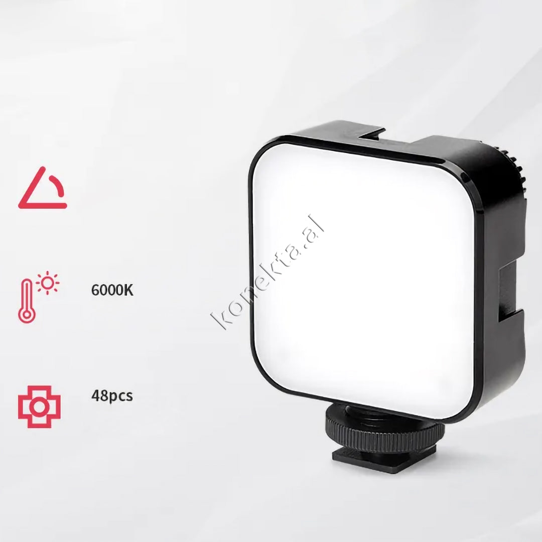 Mini Dritë LED Multifunksionale Me Ndriçim Të Gradueshëm Për Foto dhe Video Me Interpretim Të Lartë Të Ngjyrave