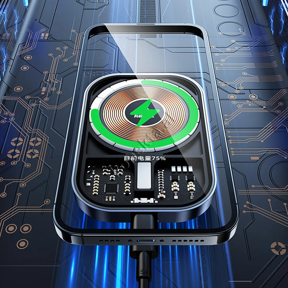 Mbajtese Celulari Per Makine Me Karikues Wireless me Kapje Magnetike