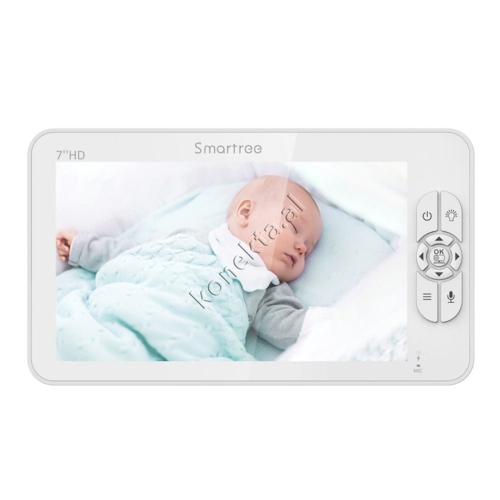 Kamera 360° Per Monitorimin E Foshnjes Me Ekran 7" Dhe Mikrofon
