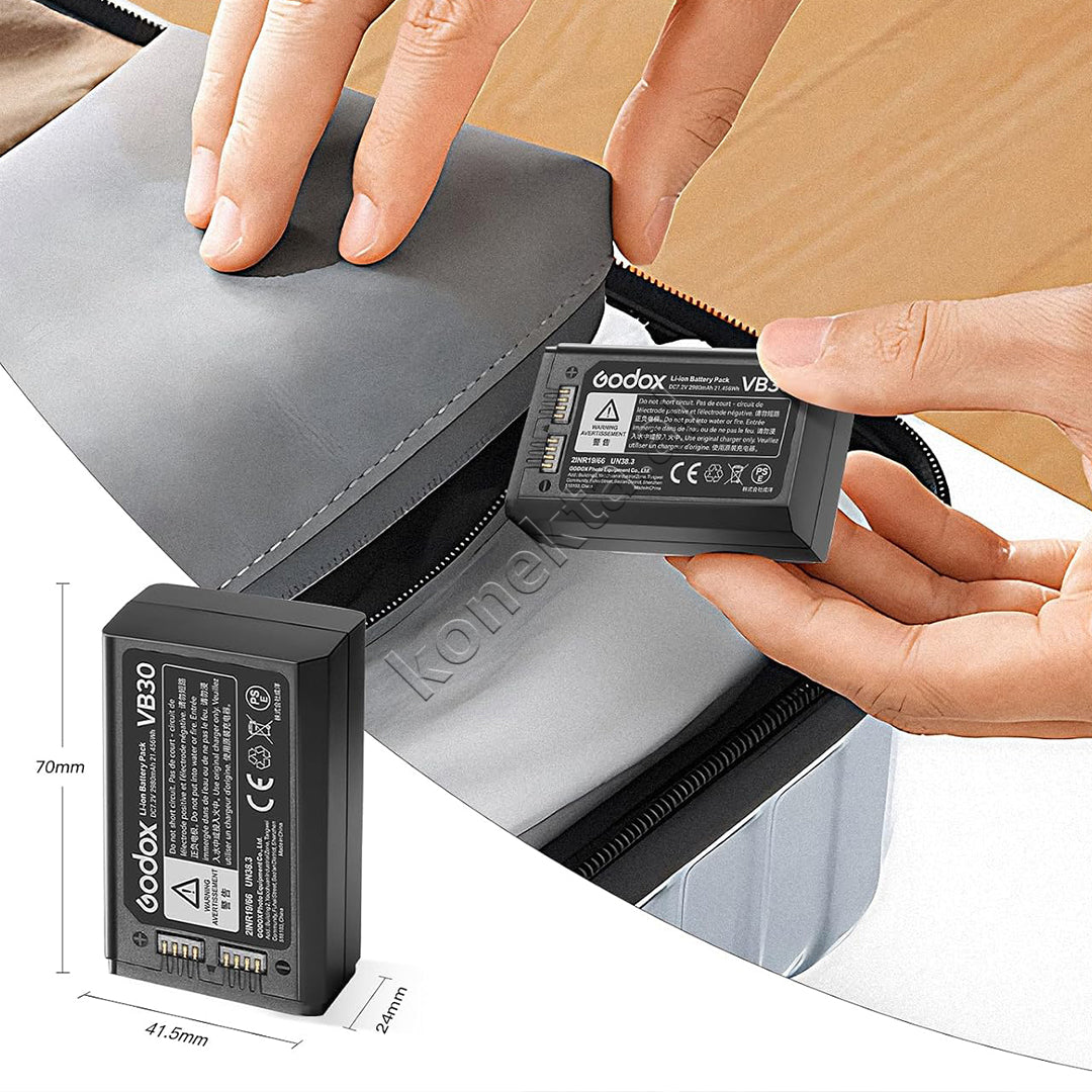 Bateri E Rikarikueshme Godox VB30 Per V1Pro Dhe V100
