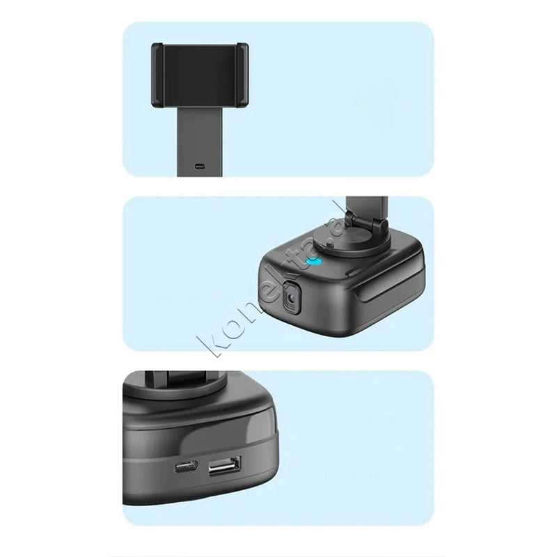 Mbajtese Telefoni Me Sensor Ndjekjeje Inteligjent 360° Per Tripod