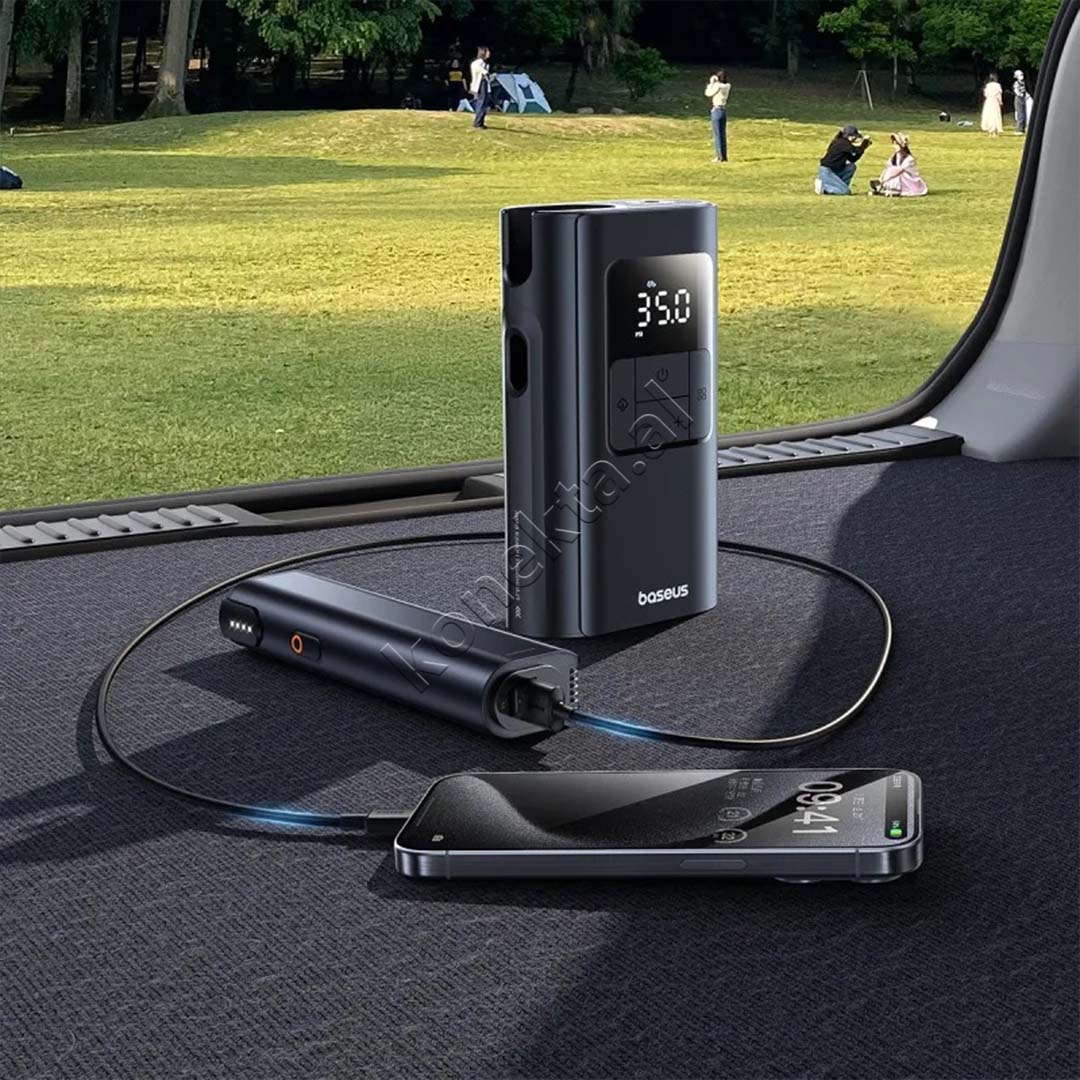 Bateri E Jashtme Dhe Pompe 2 Ne 1 2000mAh Baseus