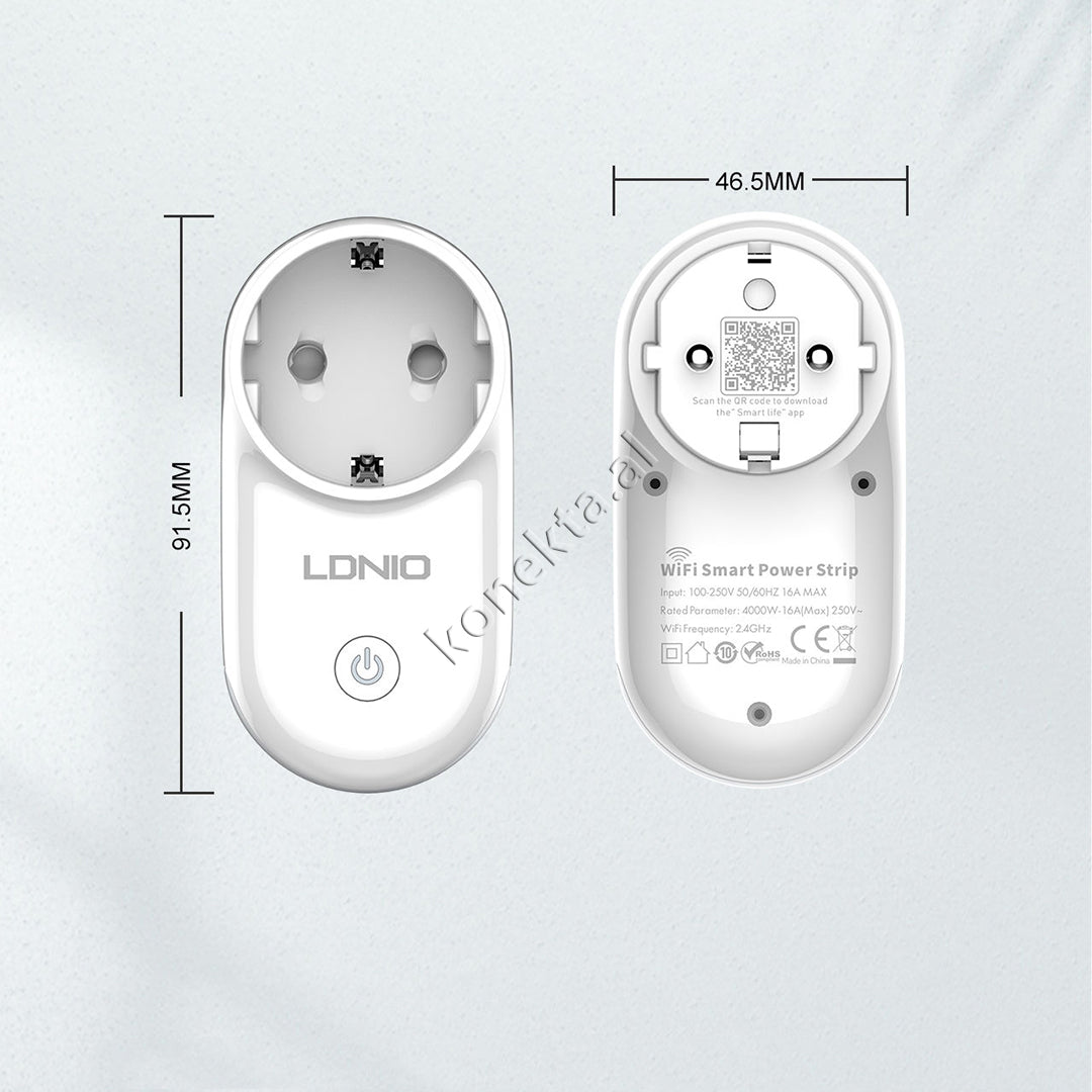 Prize Inteligjente 2500W Dhe Dritë Nate LED Me Kontroll Nga Telefoni Nepermjet Internetit