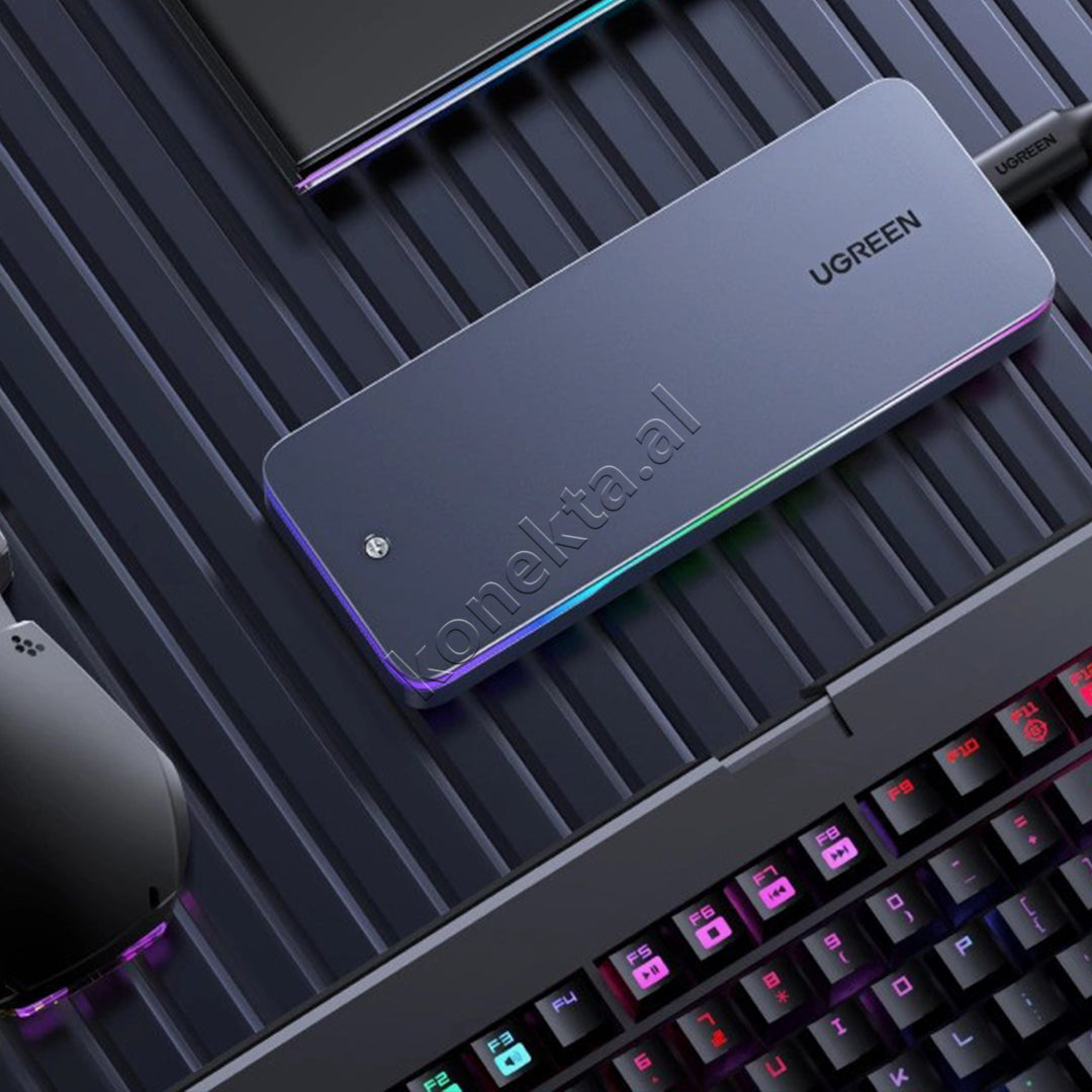 Mbajtese Per SSD M.2 NVMe/SATA Me Porte USB-C 20Gbps Ugreen