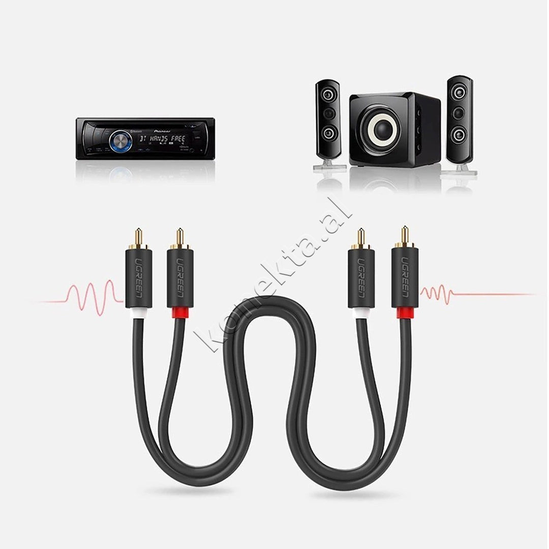 Kabell Audio 2RCA Ne 2RCA (M-M) 3m Ugreen