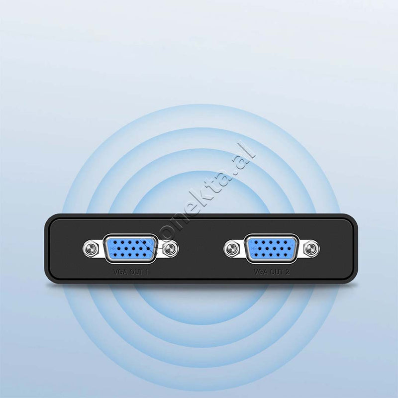 Splitter VGA (M) Ne 2x VGA (F) Ugreen
