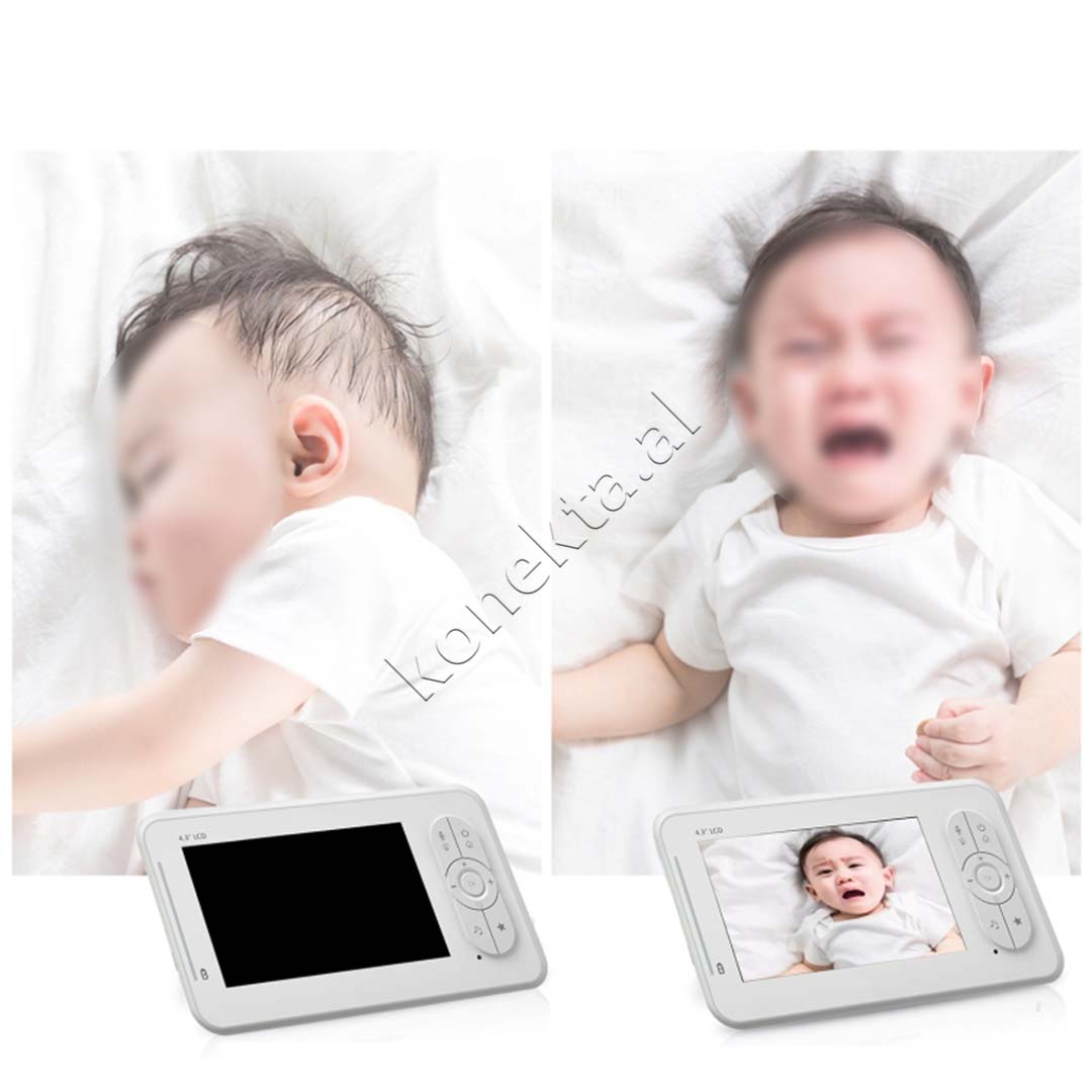 Kamera Per Monitorimin E Foshnjes Me Ekran 4.3" Dhe Mikrofon Te Integruar