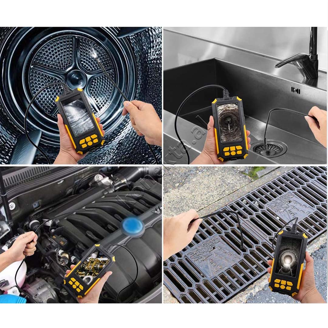 Kamera Endoskopike Me Dy Lente Dhe Ekran 4.5" 5m / 10m