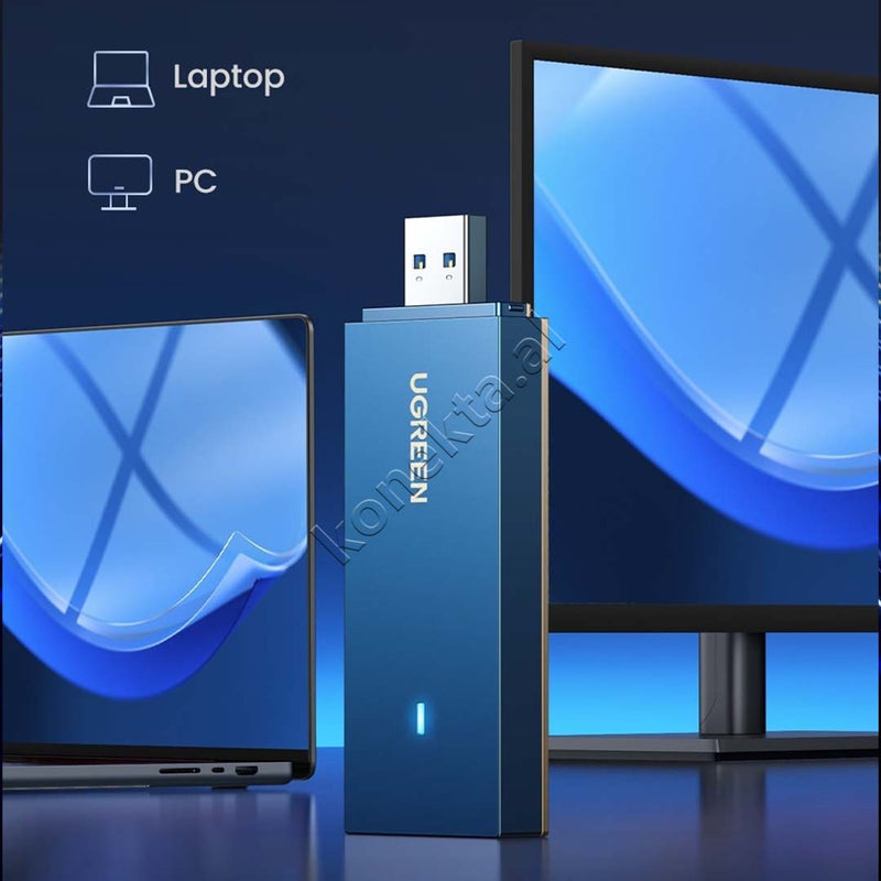 Adaptor Wi-Fi 6 Me Frekuence Te Dyfishte Ugreen