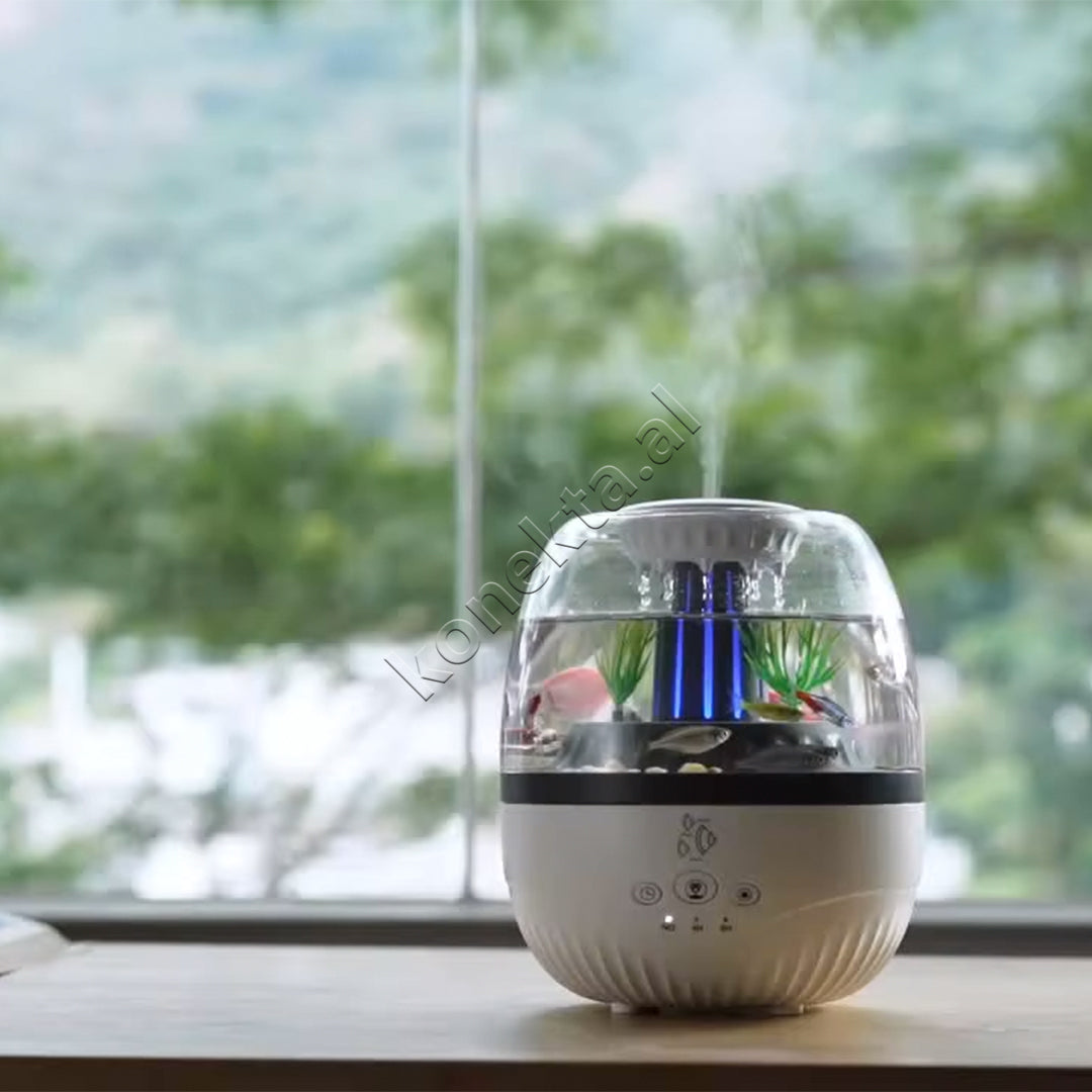 Aromatizues Me Akuarium 350ml Dhe Ndricim Led