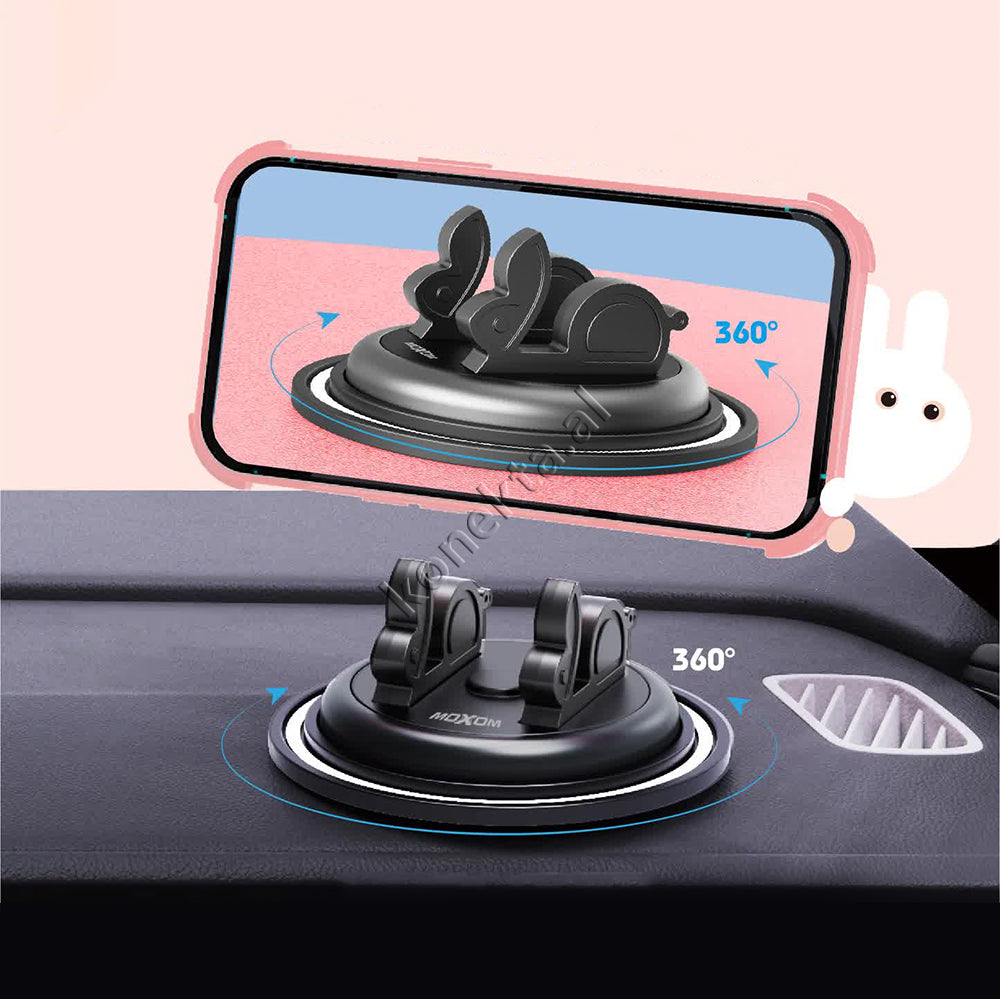 Mbajtese Telefoni Per Makine Prej Silikoni Me Ngjitese Moxom