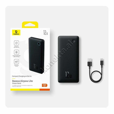 Bateri e Jashtme 10'000mAh 12W Baseus