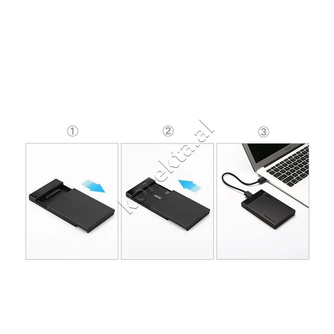 Mbajtese Dhe Lexuese Ugreen Per HDD/SSD 2.5" SATA Me USB 3.2 Gen 1