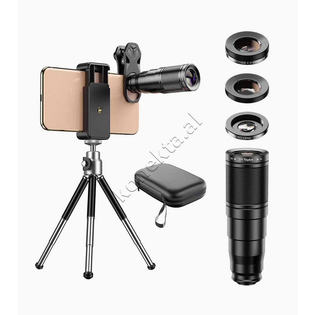 Set Lente Zmadhimi 22X 10 Ne 1 Per Smartphone Apexel
