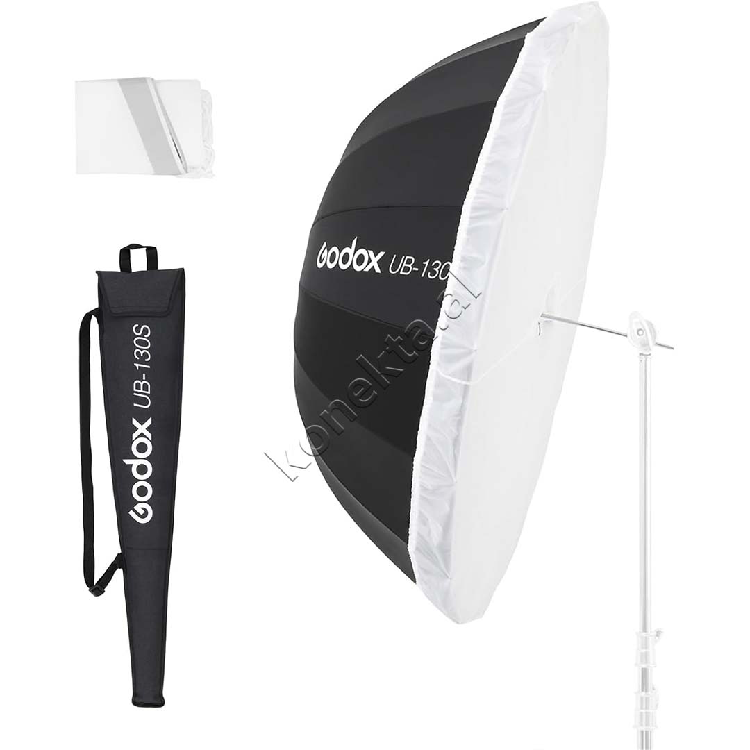 Cader Parabolike e Argjendte 130cm Godox UB-130S