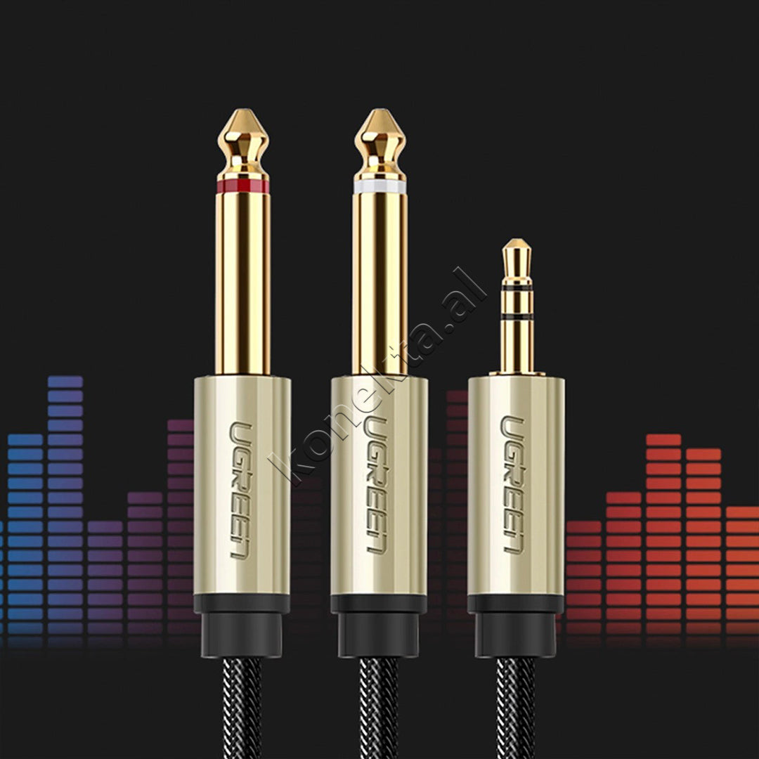 Kabell Audio 3.5mm Ne 2x6.35mm 1m Ugreen
