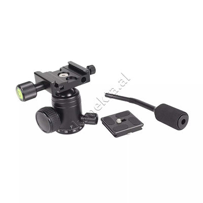 Trekembesh (Tripod) Profesional Me Fibra Karboni Dhe Vide 1/4" Per Kamera DSLR