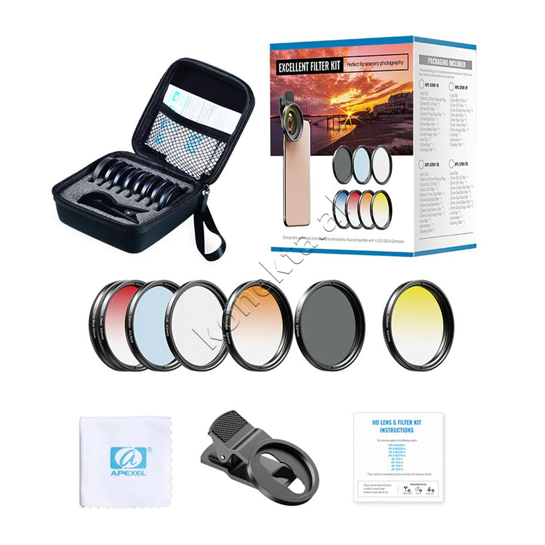 Set Lentesh Per Kamerën E Telefonit 7 Në 1 Profesionale