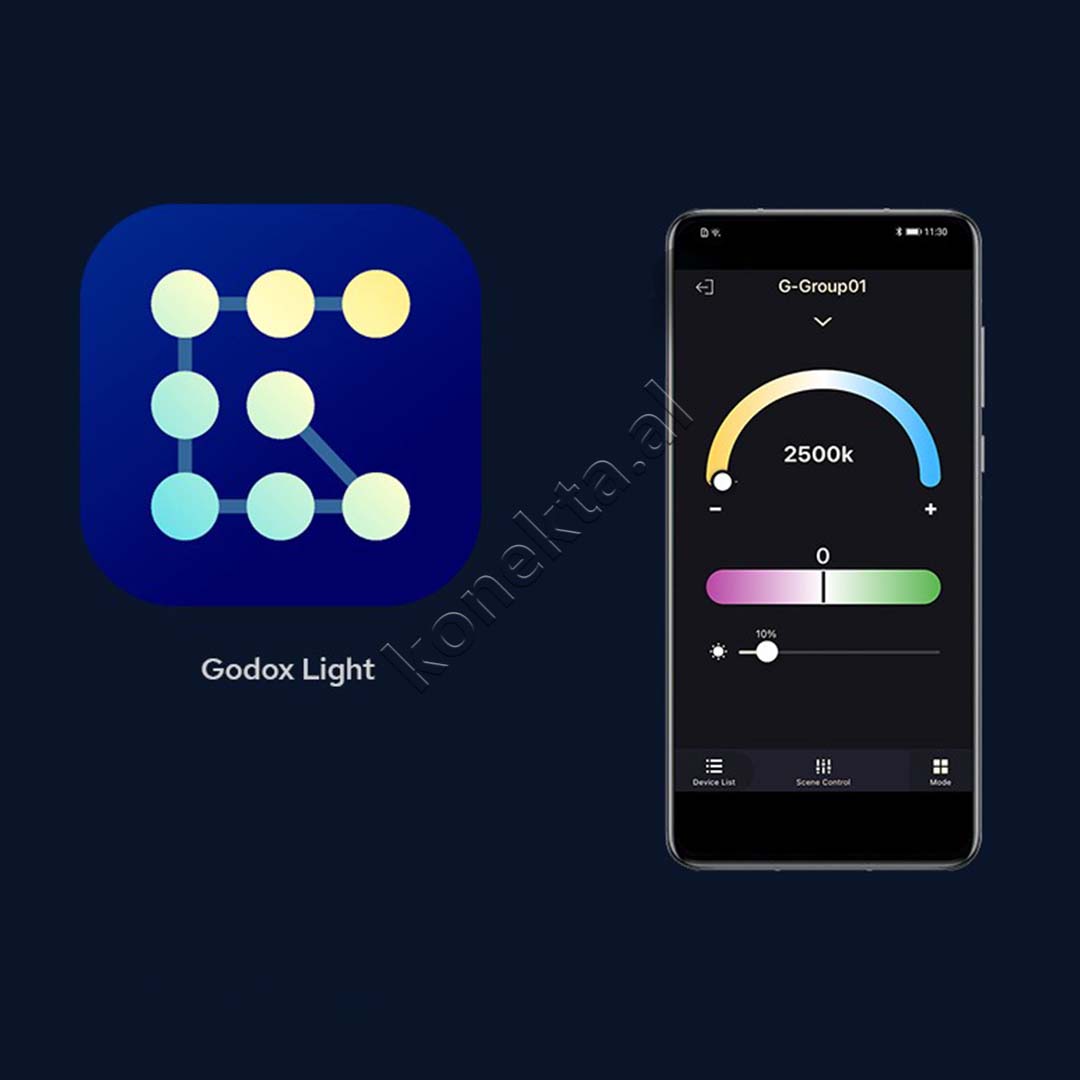 Drite LED Profesionale 47.6W Per Streamer Godox ES45