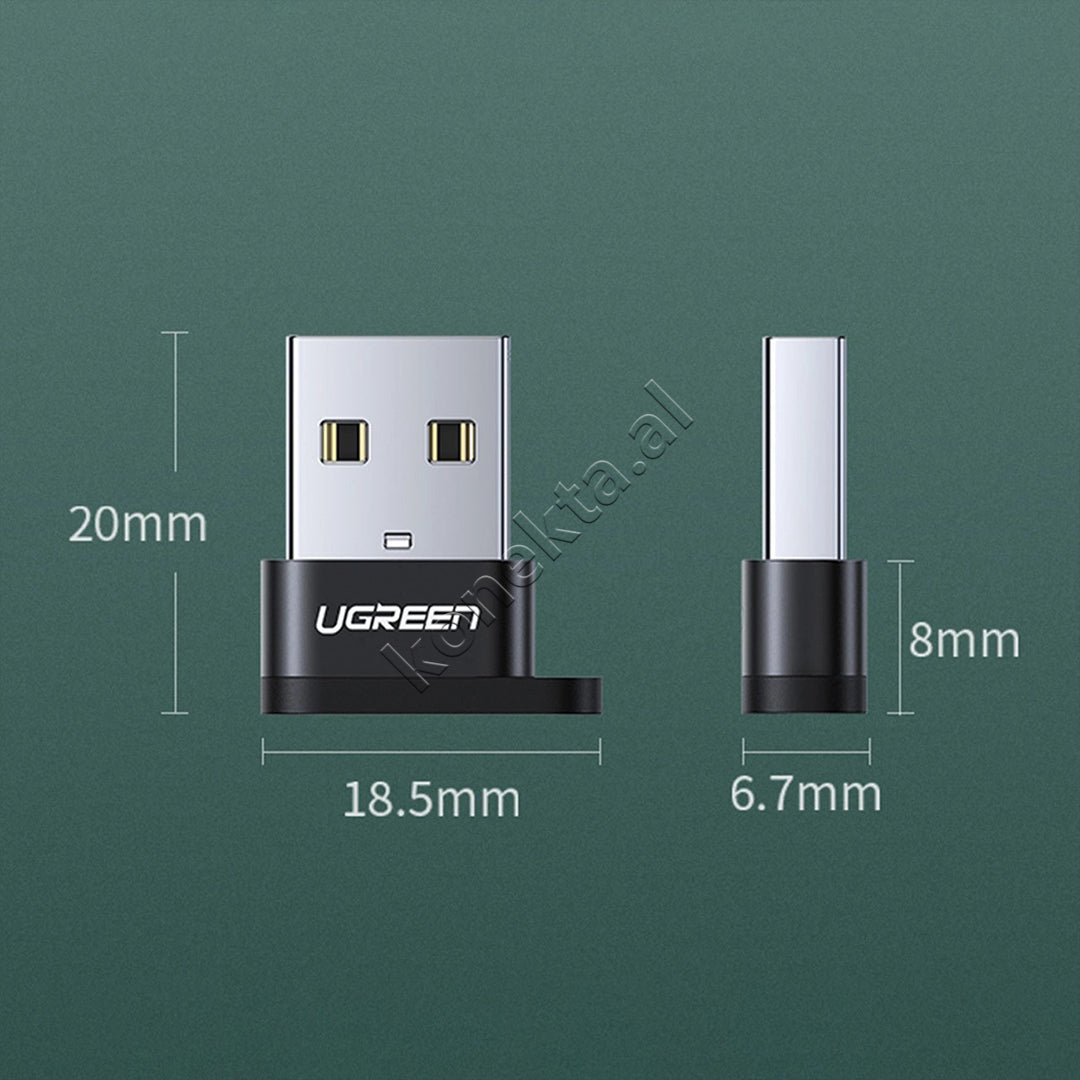 Adaptor USB-C 3.1 (F) Ne USB-A 2.0 (M) Ugreen