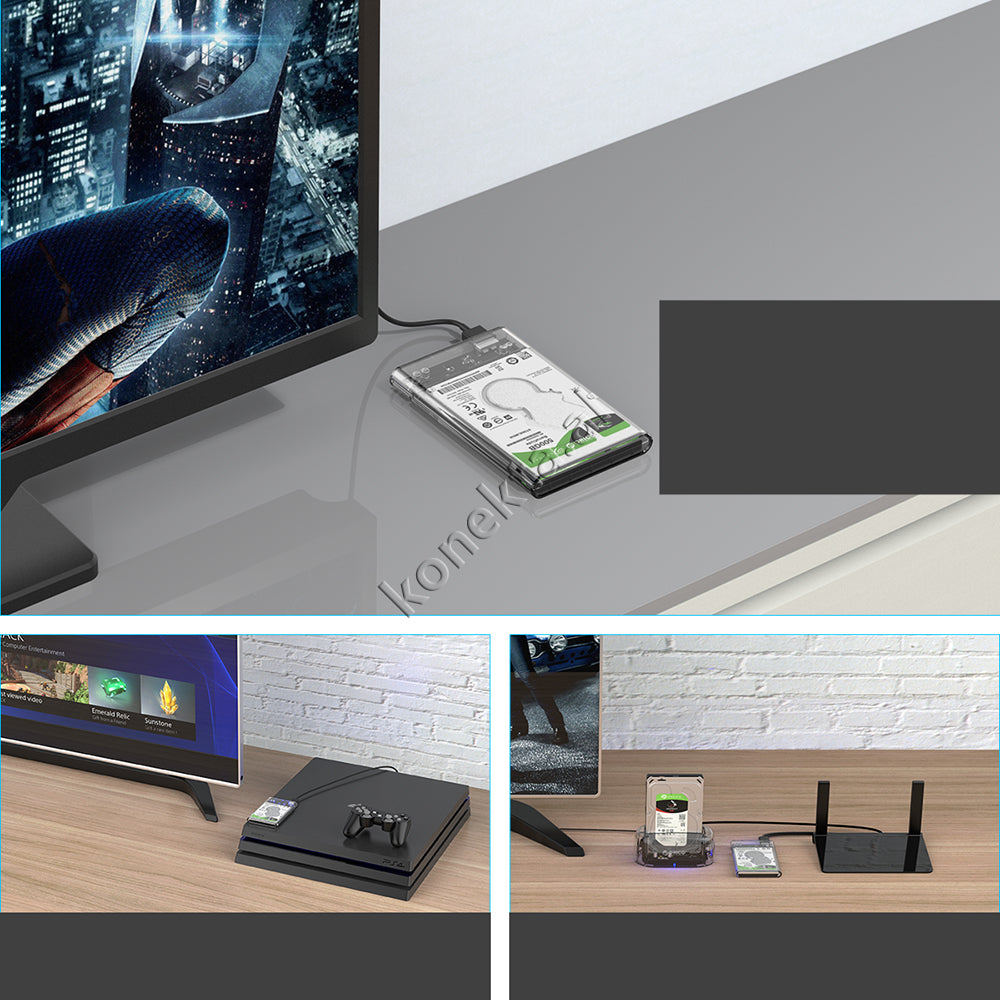 Mbajtese Dhe Lexuese Hard Disk / SSD 2.5" Orico Me Porte Type-C