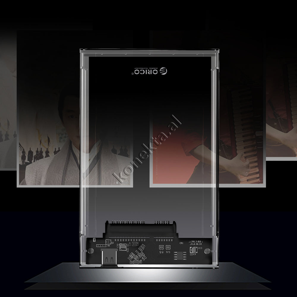 Mbajtese Dhe Lexuese Hard Disk / SSD 2.5" Orico Me Porte Type-C