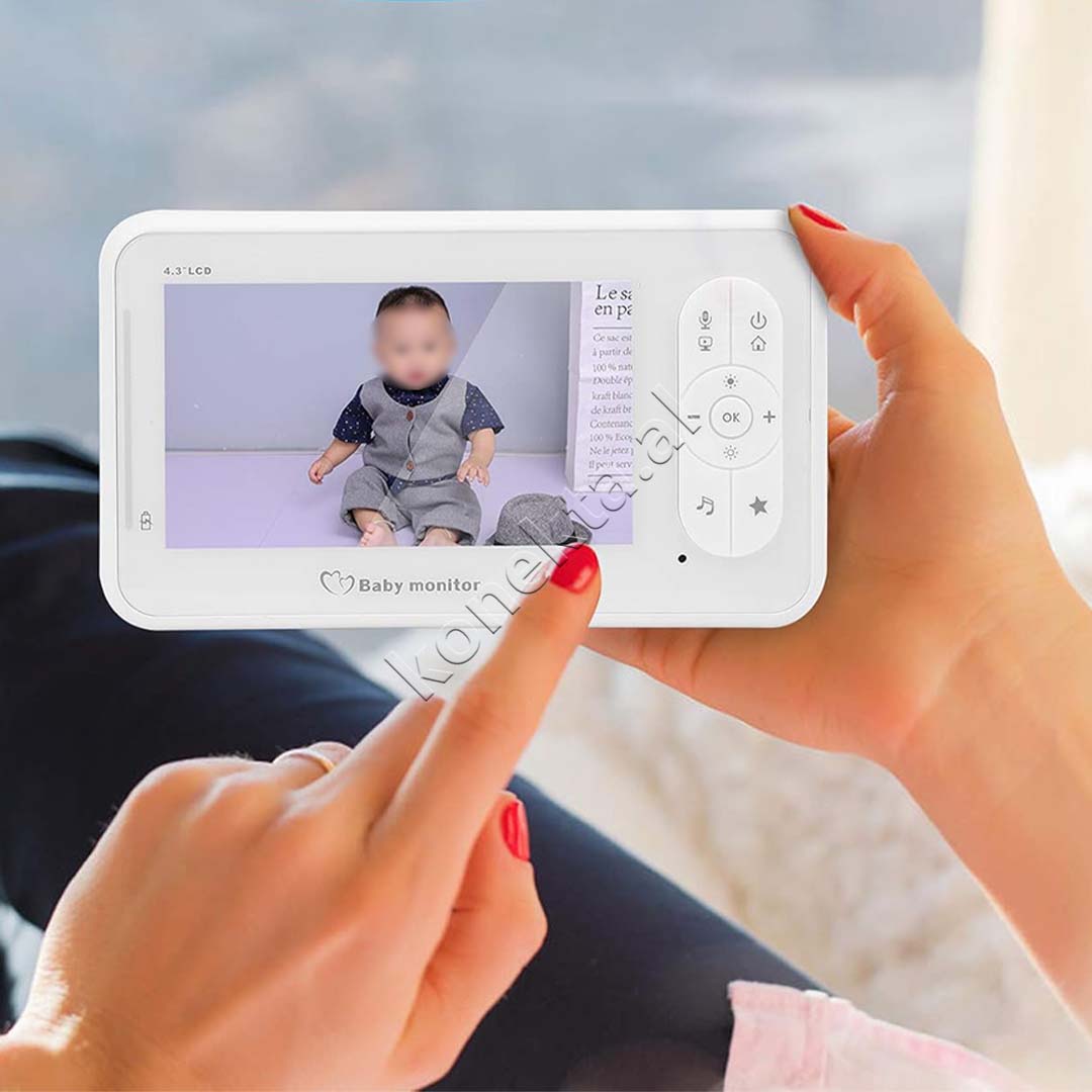 Kamera Per Monitorimin E Foshnjes Me Ekran 4.3" Dhe Mikrofon Te Integruar