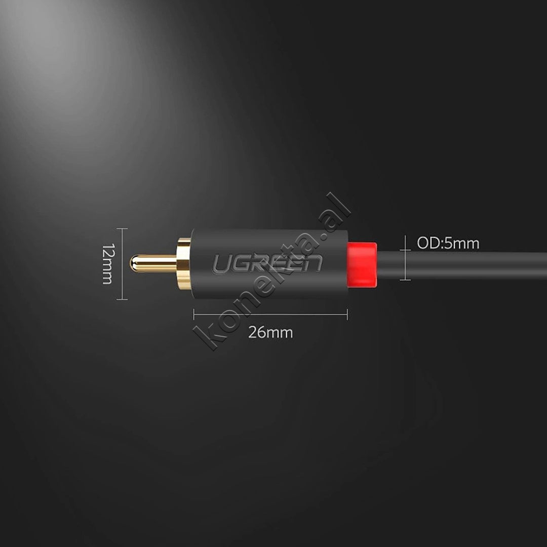 Kabell Audio 2RCA Ne 2RCA (M-M) 3m Ugreen