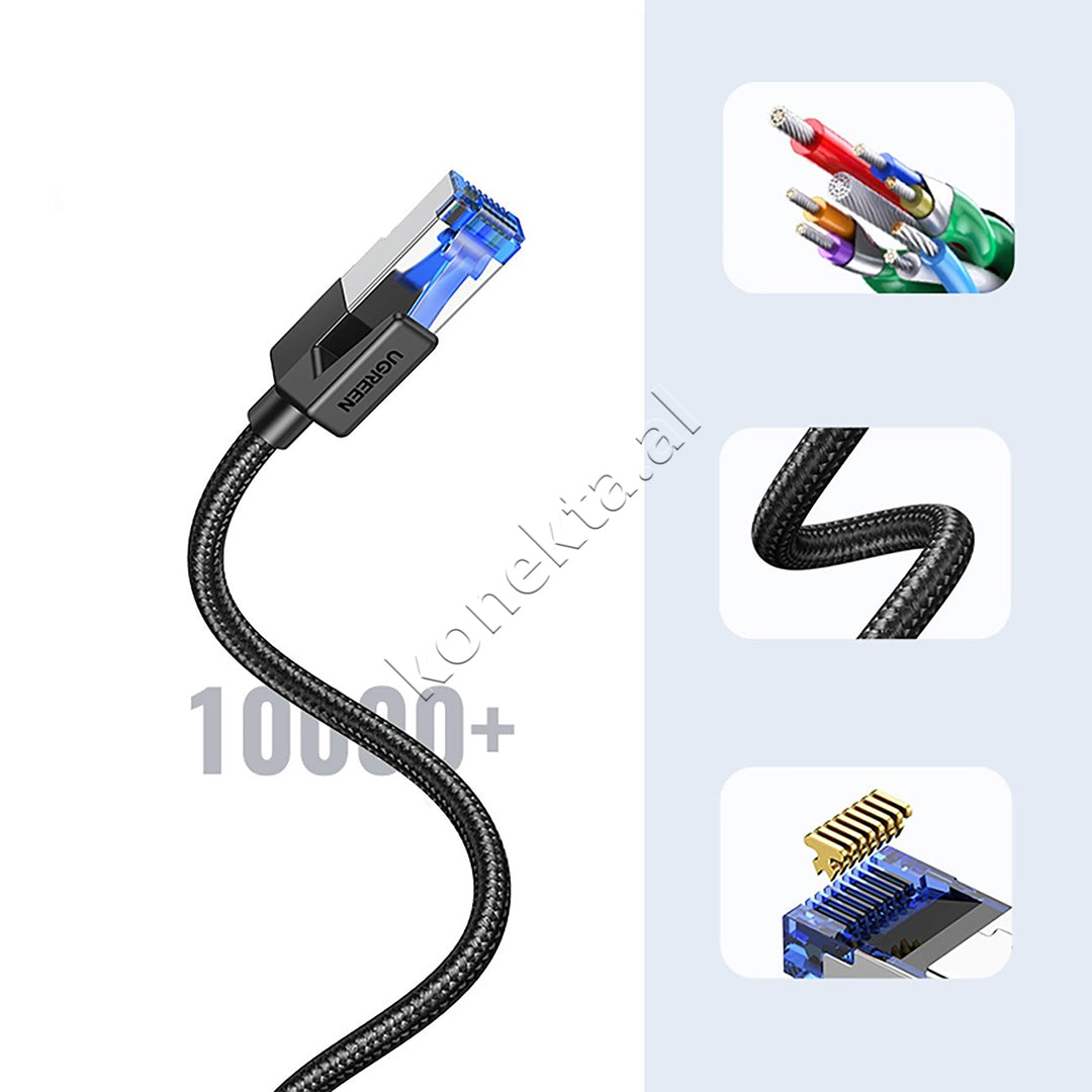 Kabell Interneti RJ45 Cat8 OD5.5mm 1.5m Ugreen