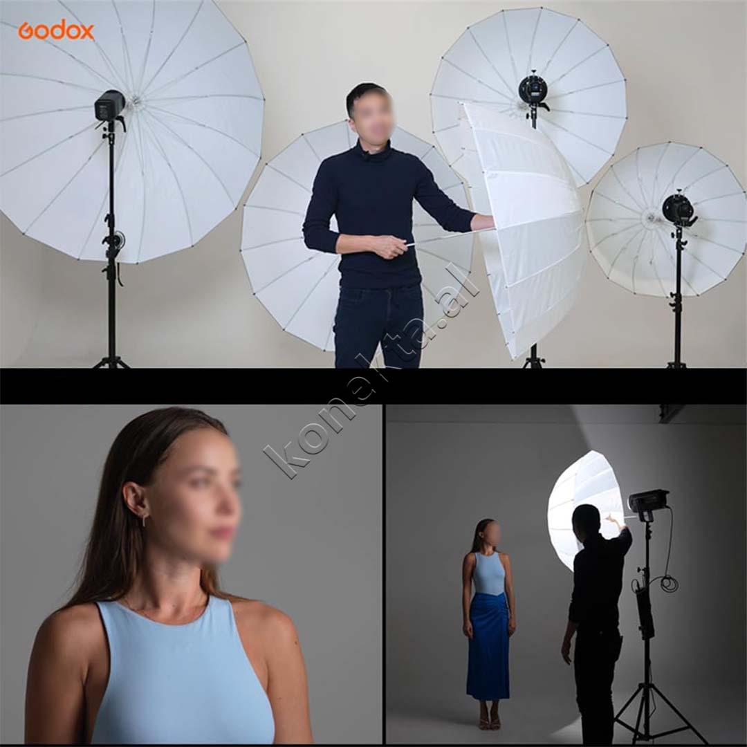 Cader Parabolike Transparente 105cm Godox UB-105D