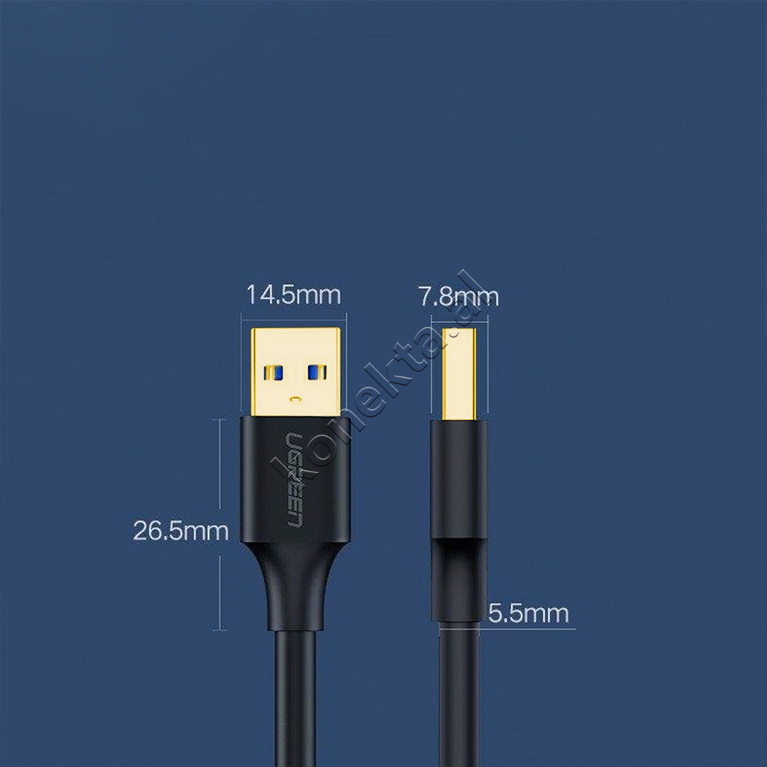 Kabell USB 3.0 (M) Ne USB 3.0 (M) Ugreen 1m