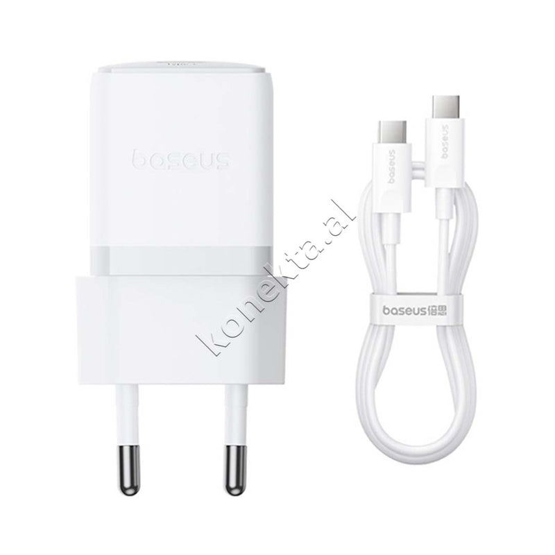 Adaptor Karikimi 30W Baseus Me Porte USB-C Dhe Fishe Type-C