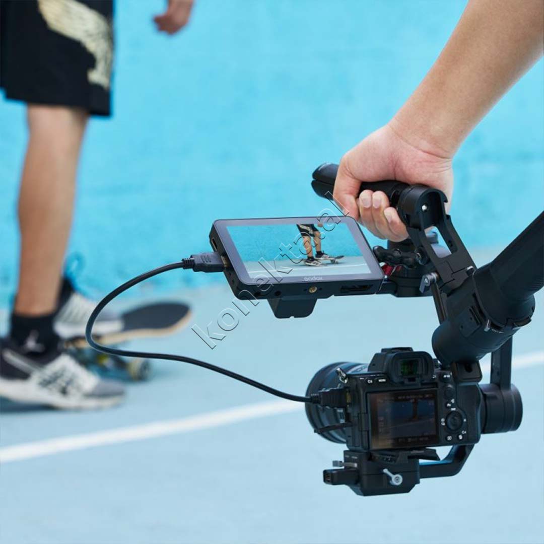 Monitor Per Kamera 4K HDMI Me Ekran 5.5" Godox GM6S