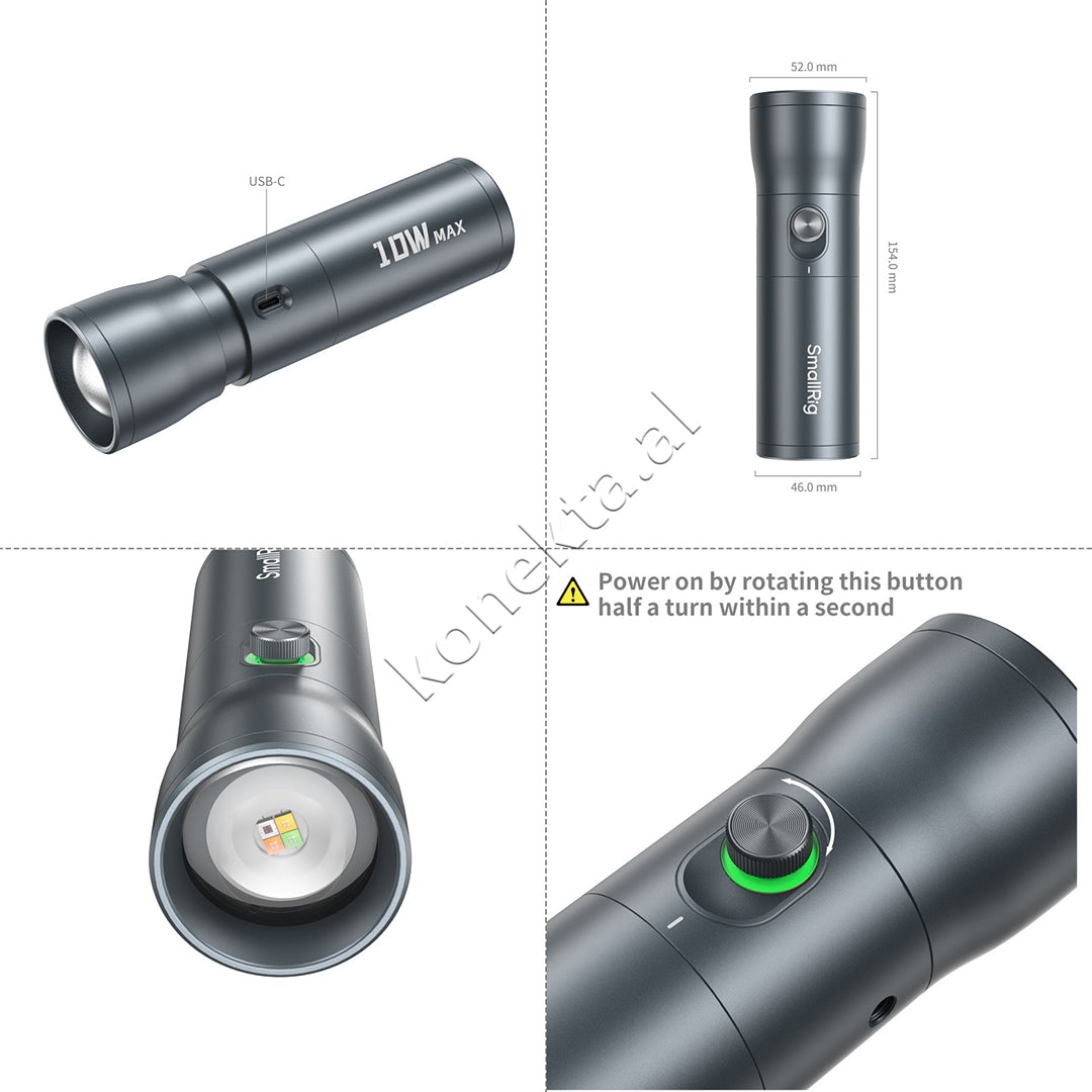 RF 10C Portable Focusable LED Video Light SmallRig 4634