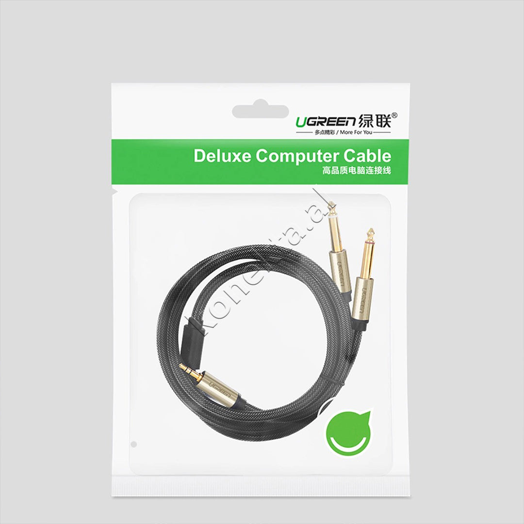 Kabell Audio 3.5mm Ne 2x6.35mm 1m Ugreen