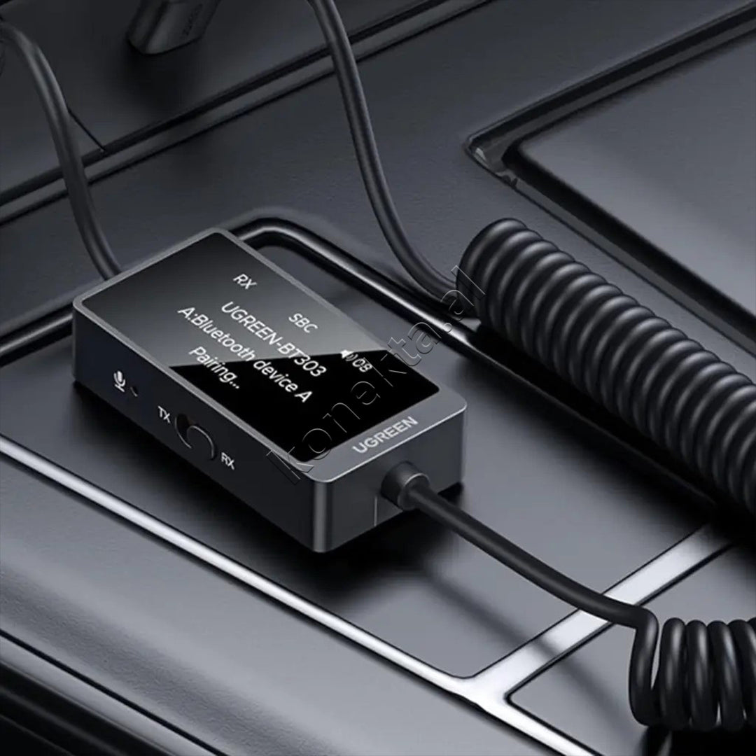 Transmetues Dhe Marres Bluetooth 5.4 Me Mikrofon Dhe Kabllo Te Terheqshme Ugreen