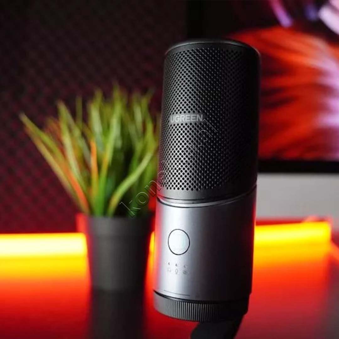 Mikrofon Profesional Me Drejtim Cardioid Dhe Drita RGB UGreen