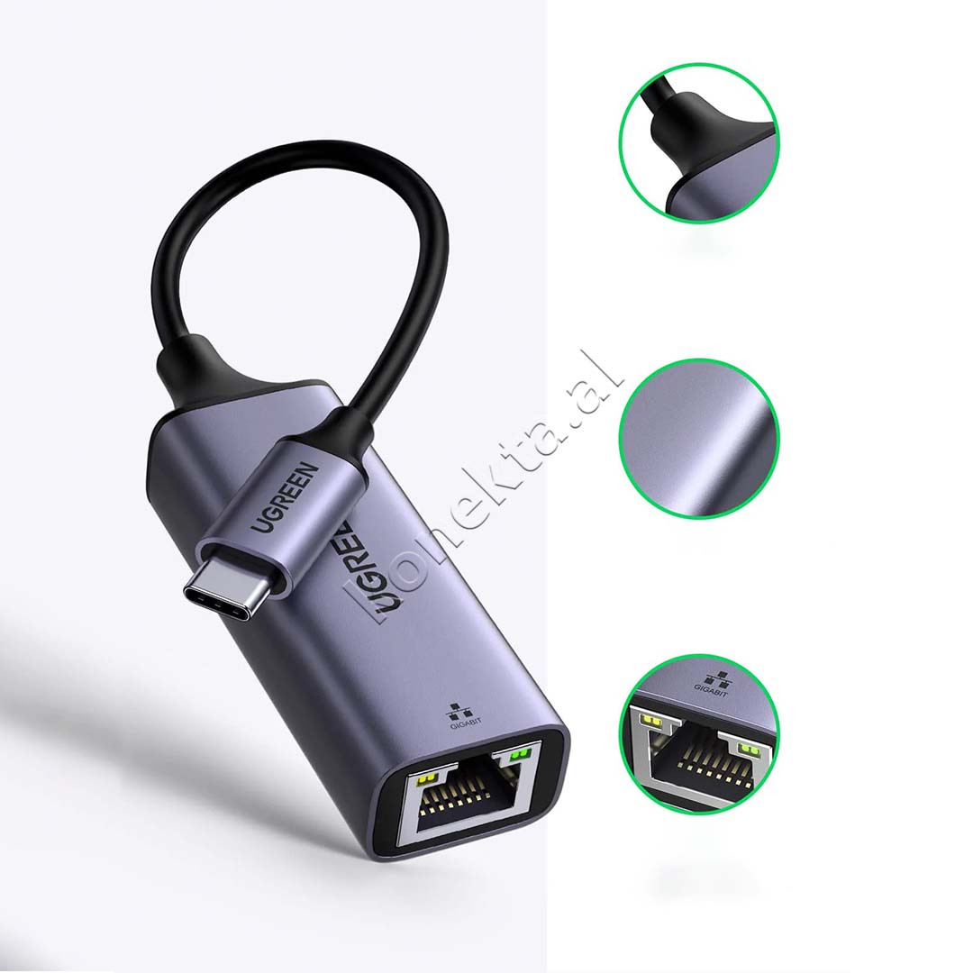 Adaptor Interneti Ugreen Nga USB3.0 / Type-C Ne RJ45 2.5G