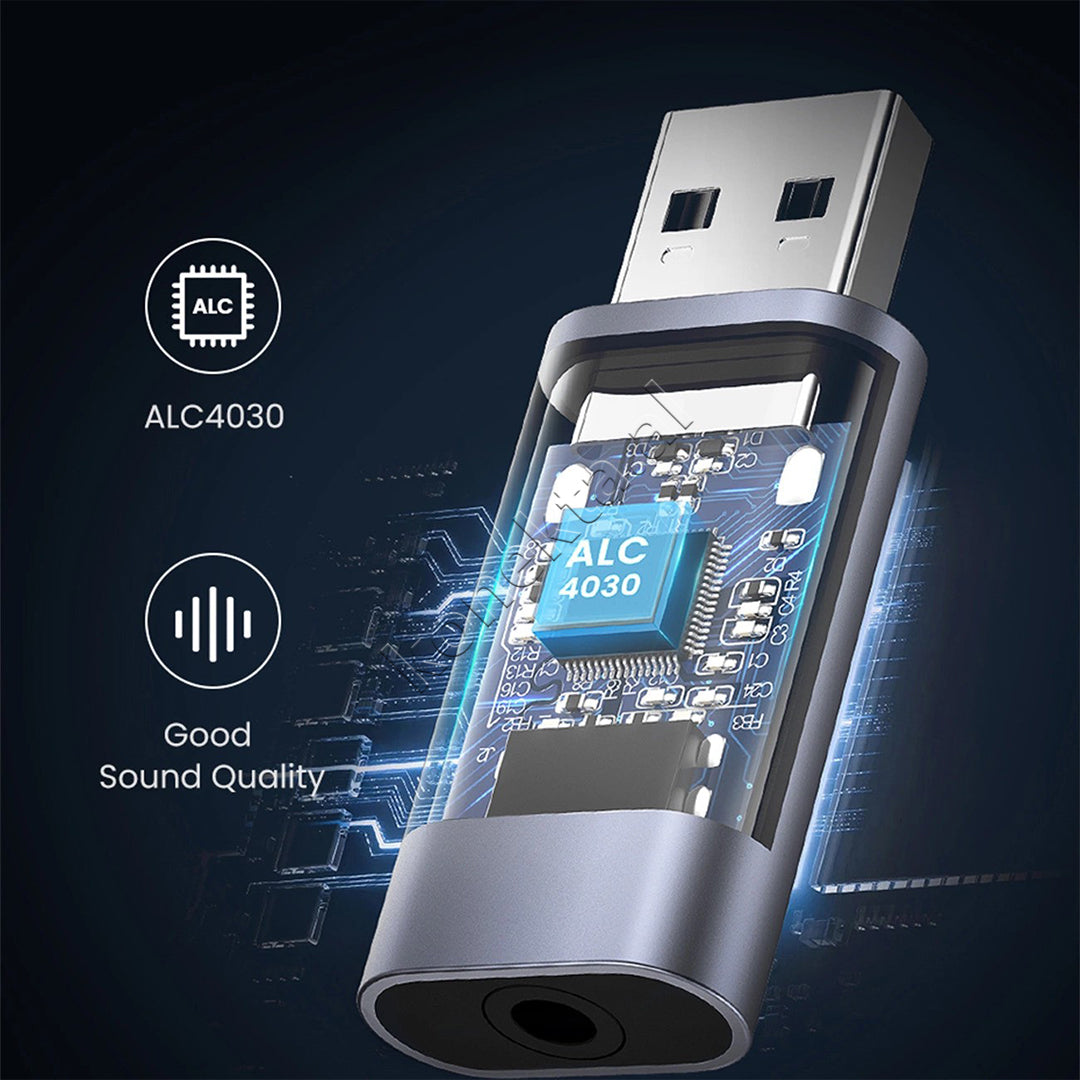 Adaptor Audio USB-A (M) Ne AUX 3.5mm (F) Ugreen