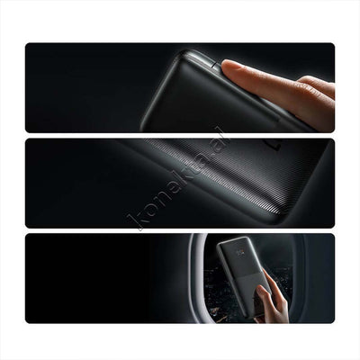 Bateri e Jashtme 10'000mAh 20W Me Porta 2xUSB-A Dhe USB-C Baseus