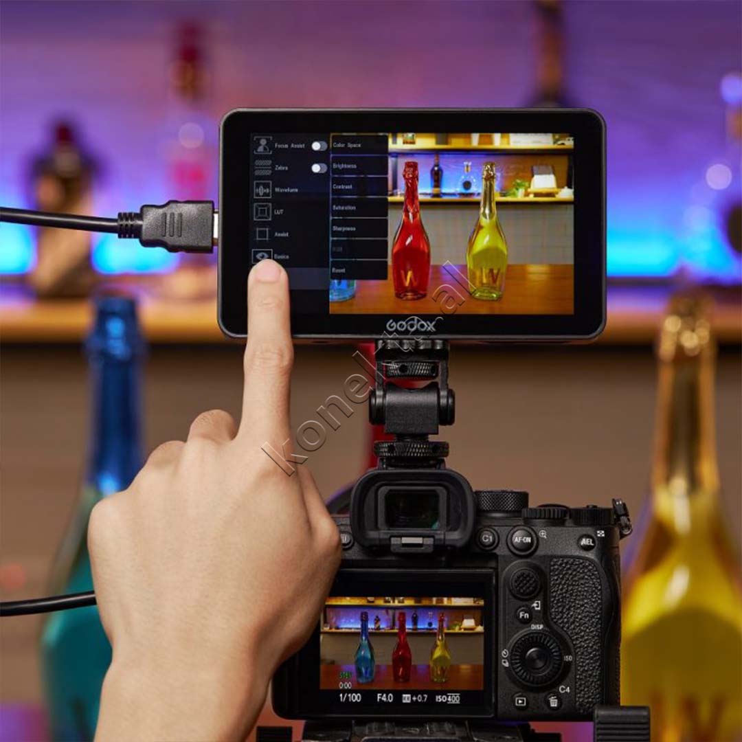 Monitor Per Kamera 4K HDMI Me Ekran 5.5" Godox GM6S