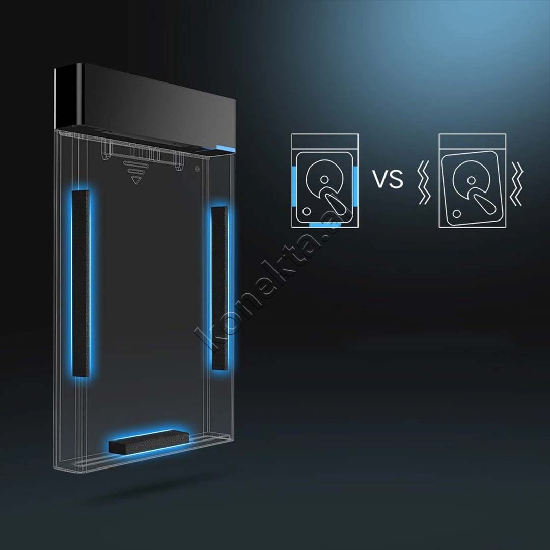 Mbajtese Dhe Lexuese Ugreen Per HDD/SSD 2.5" SATA Me USB 3.2 Gen 1