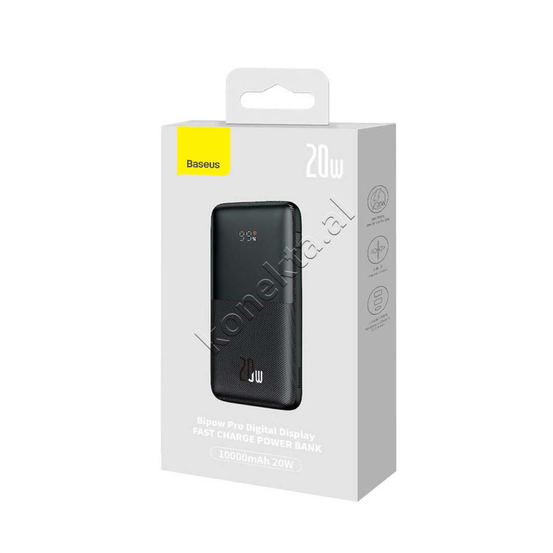 Bateri e Jashtme 10'000mAh 20W Me Porta 2xUSB-A Dhe USB-C Baseus