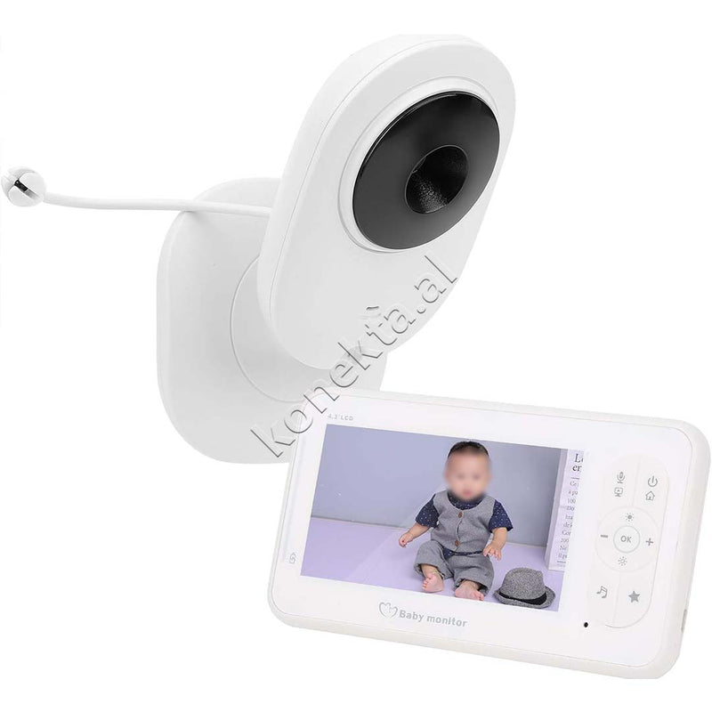 Kamera Per Monitorimin E Foshnjes Me Ekran 4.3" Dhe Mikrofon Te Integruar